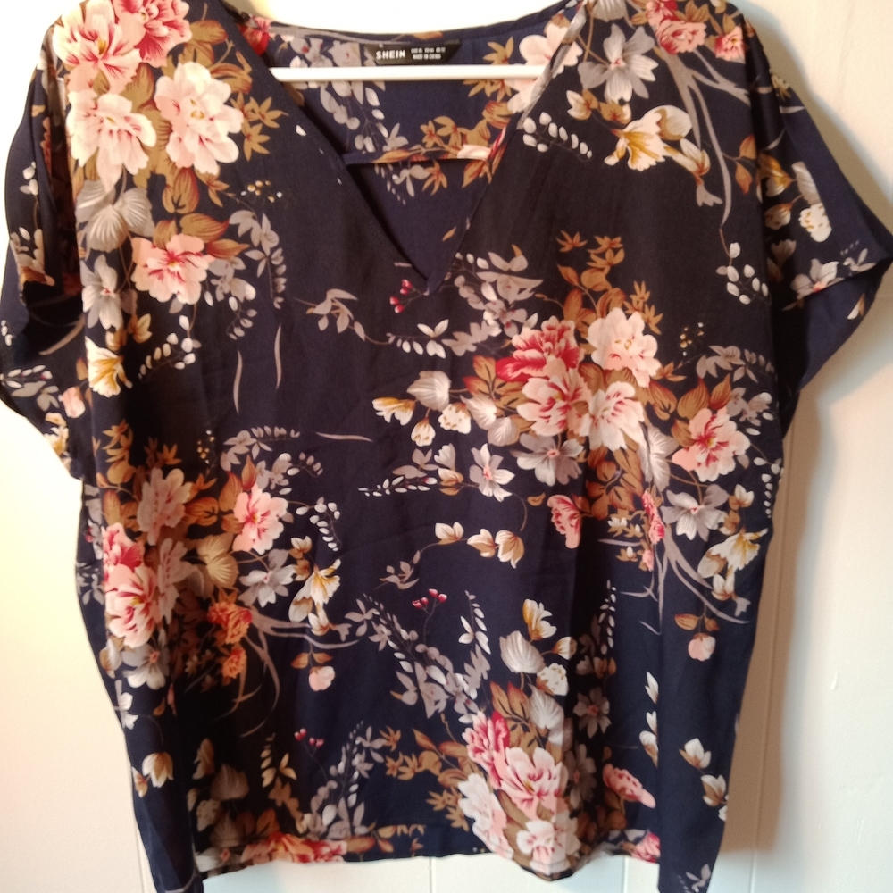 Shein floral top